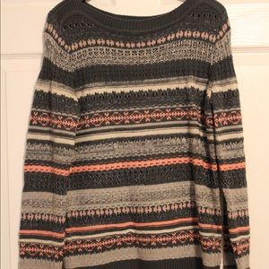 Debbie Morgan Knit Multi-Color Sweater